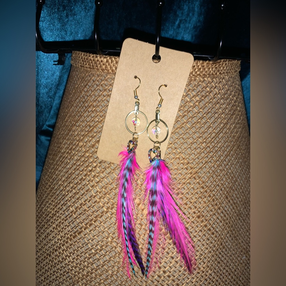 CUSTOM FEATHER EARRINGS - Picture 16 of 16